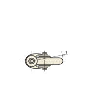 図面 No.208MM メディカルキャスター